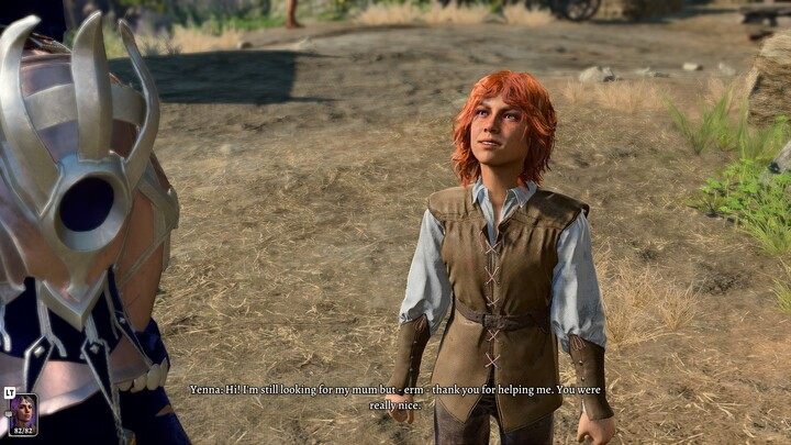 Natraficie na rudowłosą dziewczynkę, z którą rozpocznie się cutscenka - Baldurs Gate 3: Akt 3 Rivington - Baldurs Gate 3 - poradnik do gry