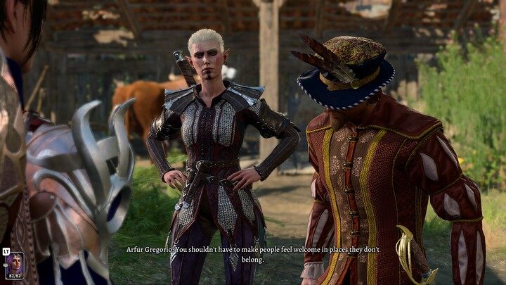 Ruszajcie dalej przed siebie, aż dojdziecie do uchodźcy sprzeczającego się z możnym - Baldurs Gate 3: Akt 3 Rivington - Baldurs Gate 3 - poradnik do gry