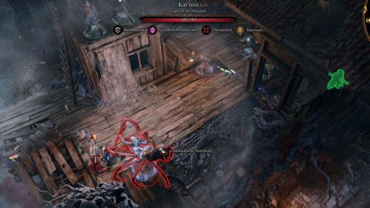 Gdy Karniss rzuci na siebie Sanktuarium, usuńcie ten status czarami takimi jak - Baldurs Gate 3: Drider boss Karniss - poradnik BG3 - Baldurs Gate 3 - poradnik do gry
