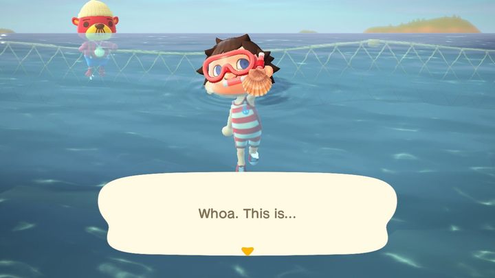 Pascal uwielbia małże. - ACNH: Summer update 1.3.0 - co nowego? - Animal Crossing New Horizons - poradnik do gry