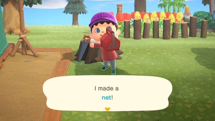I cyk, siatka na motyle zrobiona! - ACNH: Crafting - Animal Crossing New Horizons - poradnik do gry