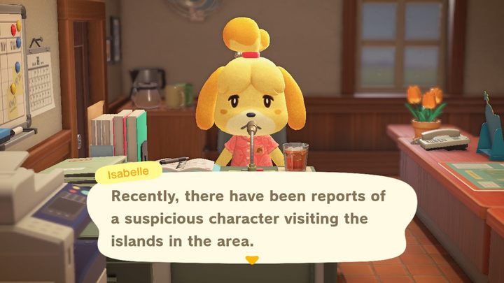U Isabelle sprawdzisz rating swojej wyspy. - ACNH: Rating wyspy - jak podnieść? Gwiazdki - Animal Crossing New Horizons - poradnik do gry