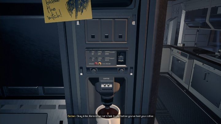 Eksplorując teren, znajdziesz ekspres do kawy - Moons of Madness: Pobudka w bazie, opis przejścia - Moons of Madness - poradnik do gry