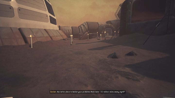 Zaraz po wyjściu z pojazdu udaj się do bazy - Moons of Madness: Szklarnia, opis przejścia - Moons of Madness - poradnik do gry