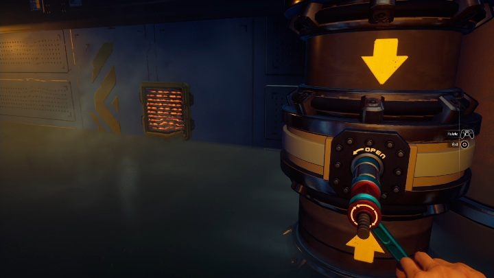 Podążaj wzdłuż zalanej lokacji, aż dotrzesz do większego zaworu - Moons of Madness: Szklarnia, opis przejścia - Moons of Madness - poradnik do gry