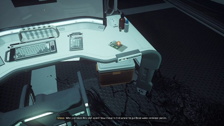 Aby rozpocząć dalej tę część misji musisz uruchomić komputer - Moons of Madness: Szklarnia, opis przejścia - Moons of Madness - poradnik do gry