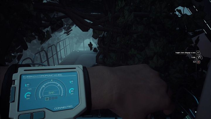 Aby udać się po kolejną baterię musisz przejść przez zablokowane przejście - Moons of Madness: Szklarnia, opis przejścia - Moons of Madness - poradnik do gry