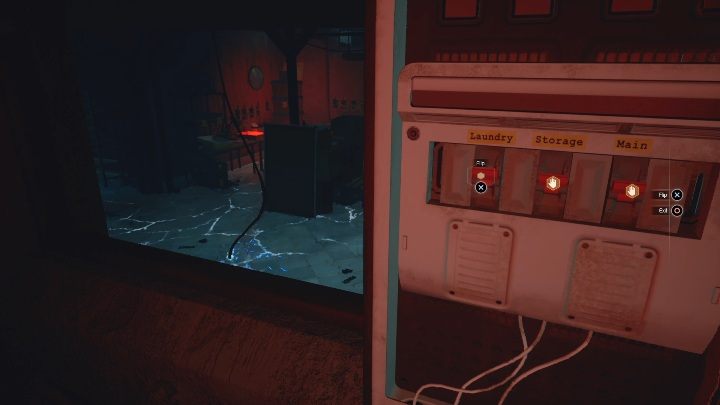 Twoim zadaniem jest wyłączenie dopływu prądu - Moons of Madness: Niegościnna piwnica, opis przejścia - Moons of Madness - poradnik do gry