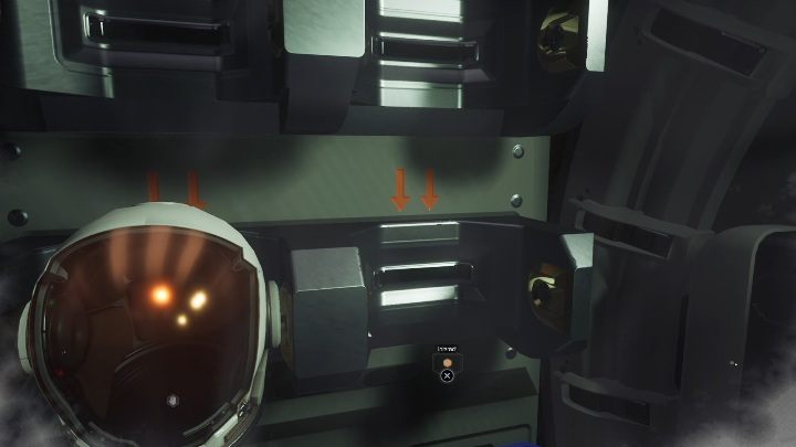 Po wejściu do środka uruchom dekompresję, ściągnij hełm i rozpocznij dalsze poszukiwanie informacji - Moons of Madness: Przerwany sygnał, opis przejścia - Moons of Madness - poradnik do gry