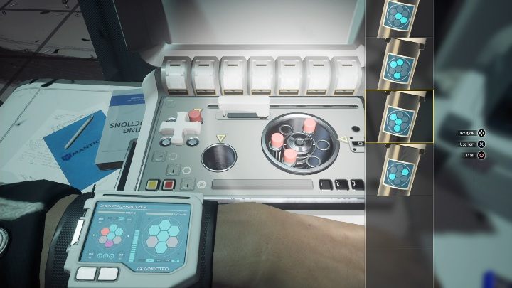 Ponownie musisz ułożyć fiolki tak, aby tworzyły wzór - Moons of Madness: Nadciągające zagrożenie, opis przejścia - Moons of Madness - poradnik do gry