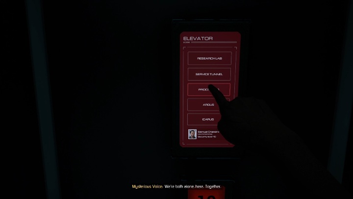 Po powrocie do windy udaj się na najniższe piętro - Icarus - Moons of Madness: Nadciągające zagrożenie, opis przejścia - Moons of Madness - poradnik do gry