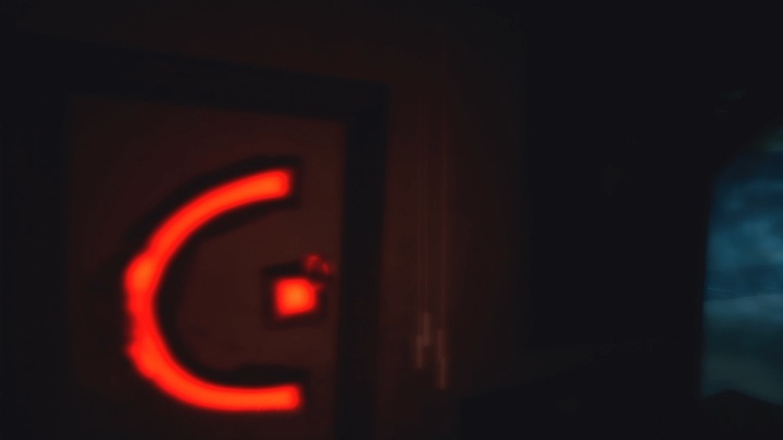 Po wejściu do pomieszczenia na zewnątrz pojawiły się znaki - Moons of Madness: Księga - jak zdobyć? - Moons of Madness - poradnik do gry