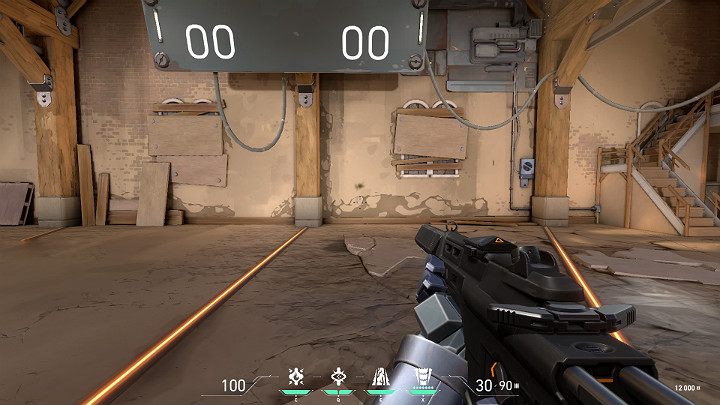 Z pomocą przyjdzie tutaj treningowa mapa (strzelnica) dostępna w grze Valorant - Valorant: Jak strzelać? Techniki, celność, ADS, porady - Valorant - poradnik do gry