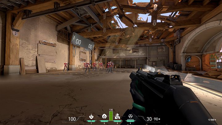 Strzelanie po ukucnięciu jest szczególnie istotne w przypadku broni z horrendalnym rozrzutem pocisków, jak np - Valorant: Jak strzelać? Techniki, celność, ADS, porady - Valorant - poradnik do gry