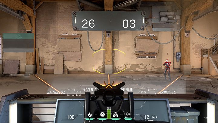 W trakcie próby masz 30 sekund na wyeliminowanie jak największej ilości celów - maksymalnie możesz zdobyć 30 punktów, czyli wychodzi 1 bot co sekundę - Valorant: Jak strzelać? Techniki, celność, ADS, porady - Valorant - poradnik do gry