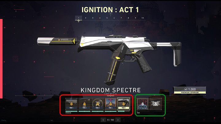 Każdy Gracz otrzymuje dostęp do darmowej wersji Przepustki Bojowej i może zdobyć nagrody oznaczone jako free - Valorant: Przepustka bojowa - koszt, wersja premium, jak levelować szybciej - Valorant - poradnik do gry