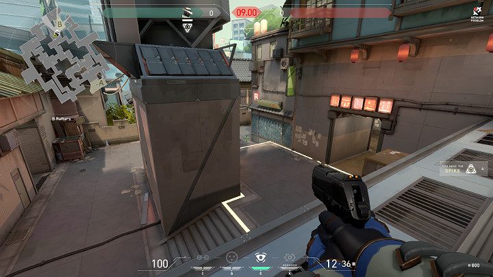 W trakcie ataku na punkt B od strony B Tower (B Heaven) należy liczyć się z tym, że przeciwnicy wykorzystają swoje umiejętności defensywne, aby jak najbardziej uprzykrzyć atakującym życie i ograniczyć ich widoczność - Valorant: Split - mapa, callouts dla obrońców i atakujących - Valorant - poradnik do gry