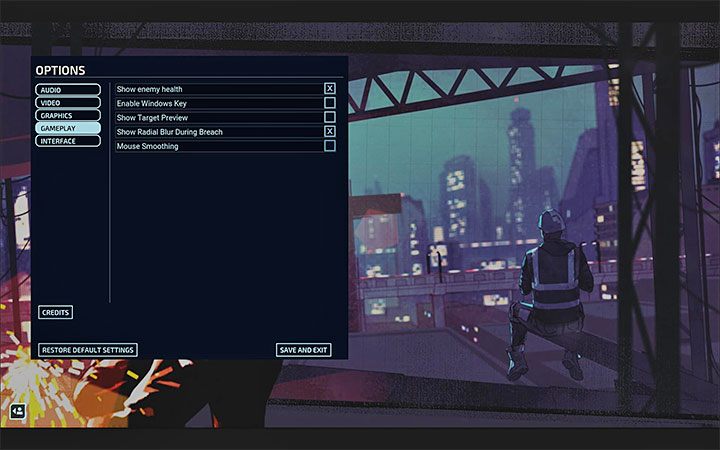 Dodatkowe ustawienia sterowania w wersji PC gry XCOM: Chimera Squad są niestety bardzo skromne - XCOM Chimera Squad: Sterowanie PC - XCOM Chimera Squad - poradnik do gry
