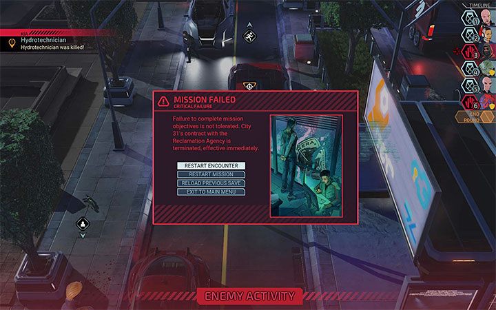 Jeżeli doszło do wyświetlenia informacji o przegranej, to masz kilka możliwości - XCOM Chimera Squad: Przegrana w kampanii - jak unikać? - XCOM Chimera Squad - poradnik do gry