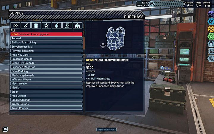 Kredyty używane są do kupowania zapasów w zakładce Supply w menu miasta - XCOM Chimera Squad: Surowce - jakie zastosowania? - XCOM Chimera Squad - poradnik do gry