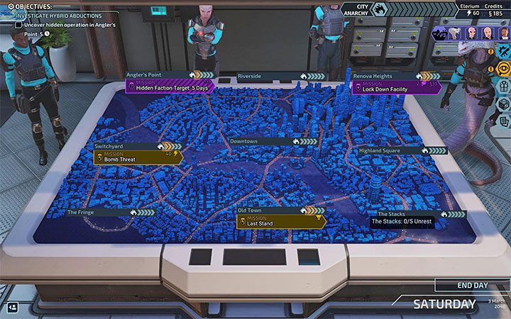 Nie, w grze XCOM Chimera Squad nie operujemy z poziomu ekranu całego globu - XCOM Chimera Squad - poradnik do gry