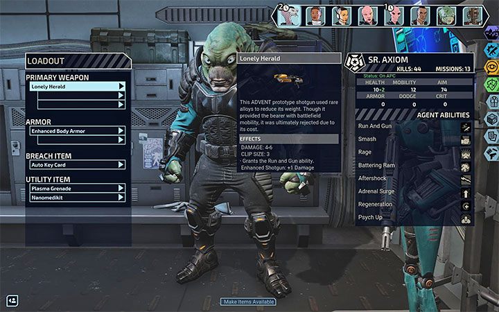 Pod pojęciem użycia broni kryje się po prostu umieszczenie jej w aktywnym slocie inwentarza bohatera, który może z niej korzystać - XCOM Chimera Squad: Osiągnięcia - XCOM Chimera Squad - poradnik do gry