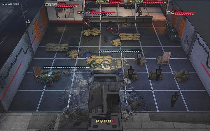 Pierwsza bitwa rozgrywa się na strzelnicy na parterze budynku - XCOM Chimera Squad: Kampania - jak wygląda? - XCOM Chimera Squad - poradnik do gry