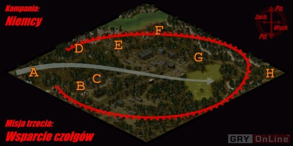 Trudna to misja i niewdzięczna, gdyż najmniejsze nawet błędy potrafią się tu okrutnie zemścić - Misja 3 | Kampania niemiecka | Sudden Strike 2 - Sudden Strike 2 - poradnik do gry