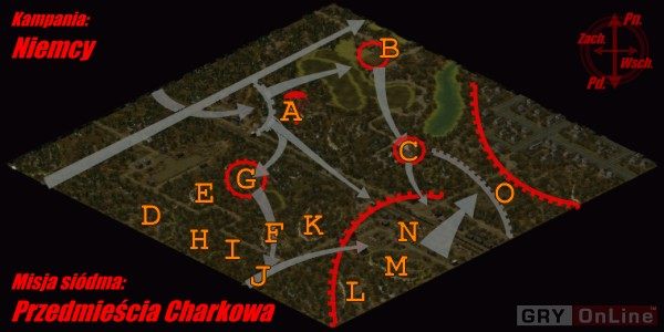 Kolejna misja rozgrywająca się na olbrzymim terenie i składająca się z kilku pomniejszych zadań, które w zasadzie niewiele mają ze sobą wspólnego - Misja 7 | Kampania niemiecka | Sudden Strike 2 - Sudden Strike 2 - poradnik do gry