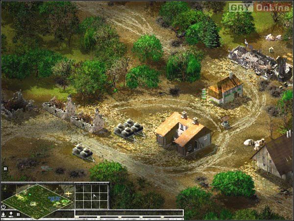 Przed atakiem na stację E trzeba bezwzględnie oczyścić wzgórze od zachodu - Misja 3 | Kampania brytyjska | Sudden Strike 2 - Sudden Strike 2 - poradnik do gry