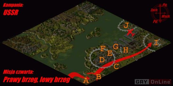 Gracz dostaje w tej misji takie zatrzęsienie sił pancernych, że jest okazja się wyżyć za wszystkie czasy - Misja 4 | Kampania radziecka | Sudden Strike 2 - Sudden Strike 2 - poradnik do gry