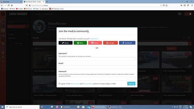 Po zalogowaniu możesz już wybierać modyfikacje - SnowRunner: Mody - jak zainstalować, korzystać? - SnowRunner - poradnik do gry