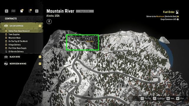 W Rzece górskiej (Mountain River) na północy znajdziesz bramę do Zatoki Pedro (Pedro Bay) - SnowRunner: Alaska - jak odblokować wszystkie regiony? - SnowRunner - poradnik do gry