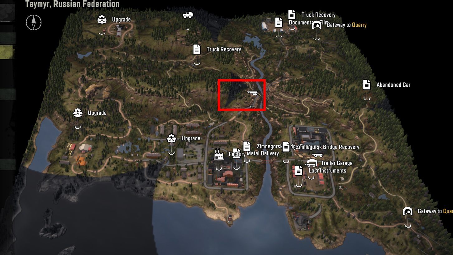 4 - SnowRunner: Zimnogórsk (Zimnegorsk) - mapa, ukryte części, pojazdy - SnowRunner - poradnik do gry