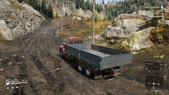 To miejsce będziesz mijał szczególnie często na początku gry. Nawet nie próbuj jechać tam swoją pierwszą ciężarówką GMC MH9500 - szkoda czasu i nerwów. - SnowRunner - poradnik do gry