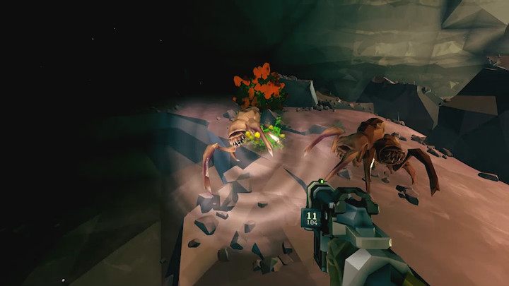 Podstawowym zadaniem broni pomocniczej Subata 120 jest ostrzeliwanie przeciwników, którzy znajdują się poza zasięgiem broni głównej CRSP Flamethrower - Deep Rock Galactic: Driller - broń pomocnicza - Deep Rock Galactic - poradnik do gry