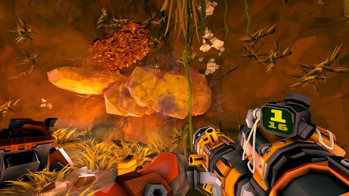 Warto tutaj zaznaczyć fakt, że o ile materiał kompozytowy z których stworzone są platformy jest stabilny i może wytrzymać duży ciężar to jest podatny na zniszczenia - Deep Rock Galactic: Engineer - wyposażenie specjalne - Deep Rock Galactic - poradnik do gry