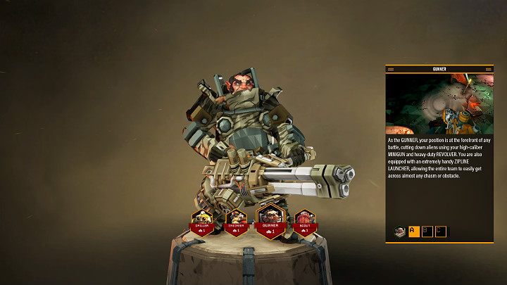 Bronią pomocniczą Gunnera jest Bulldog Heavy Revolver, czyli pistolet ręczny dużego kalibru - Deep Rock Galactic: Gunner - omówienie postaci - Deep Rock Galactic - poradnik do gry