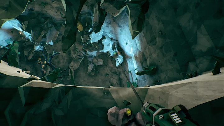 Grappling Gun może być także wykorzystywany w trakcie walki - Deep Rock Galactic: Scout - wyposażenie specjalne - Deep Rock Galactic - poradnik do gry