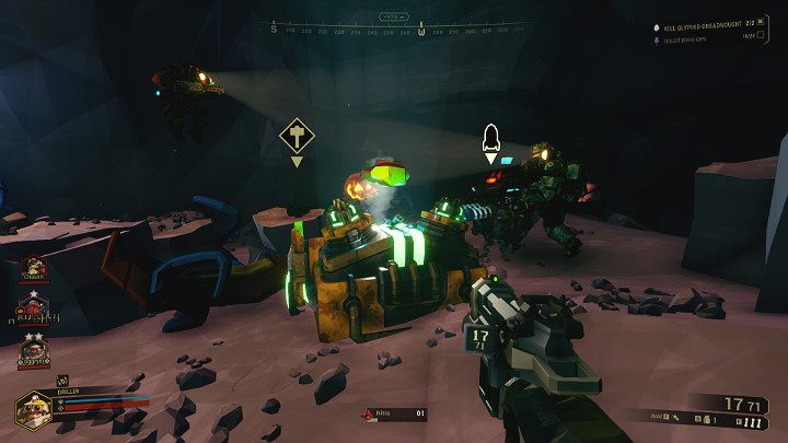 Po krótkiej chwili ze skrzyni zaczną wylatywać surowce i materiały dostosowane do regionu planetarnego w którym skrzynia została znaleziona - Deep Rock Galactic: Skrzynie ładunkowe - Deep Rock Galactic - poradnik do gry