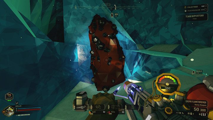 Magnite to rzadki materiał rzemieślniczy wykorzystywany do ulepszania wyposażenia - Deep Rock Galactic: Magnite - minerał, zasób - Deep Rock Galactic - poradnik do gry