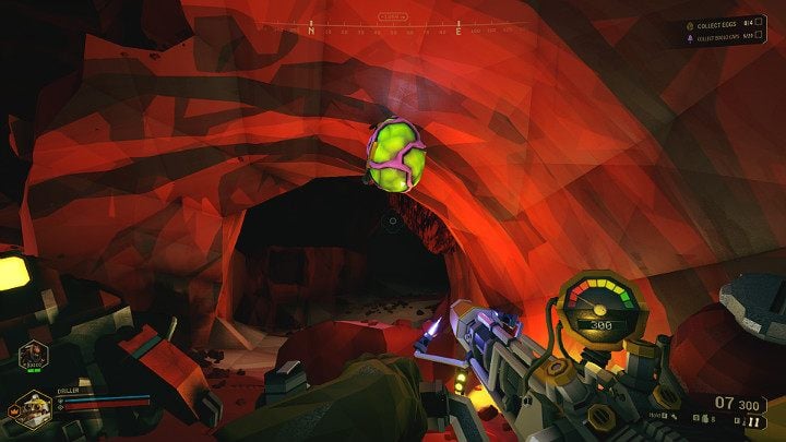 Jaja Obcych są bardzo duże i ciężkie więc górnik musi przenieść je własnoręcznie i wrzucić do depozytu - Deep Rock Galactic: Alien Egg - zasób, przedmiot - Deep Rock Galactic - poradnik do gry