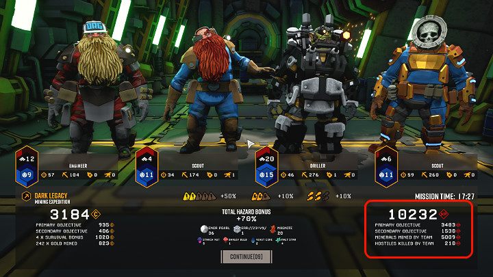 Jednak twórcy gry zadbali o to, żeby Gracz miał jakąś korzyść z odnalezienia tego dziwnego przedmiotu - Deep Rock Galactic: ERR://23¤Y%/ - zasób, przedmiot - Deep Rock Galactic - poradnik do gry