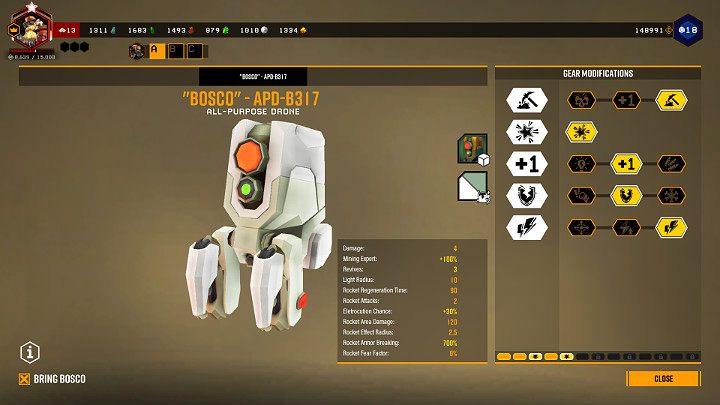 W tym terminalu Gracz ma dostęp do całego wyposażenia swojego górnika - Deep Rock Galactic: Stacja kosmiczna (Space Rig), mapa, porady - Deep Rock Galactic - poradnik do gry