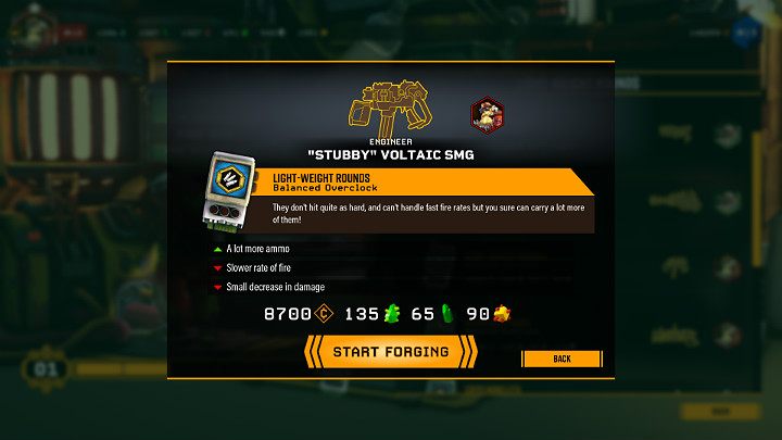 Wszystkie zdobyte Overclocks pojawiają się w kuźni i muszą zostać najpierw wytworzone zanim Gracz będzie mógł z nich skorzystać - Deep Rock Galactic: Overclocks - jak użyć, odblokować? - Deep Rock Galactic - poradnik do gry