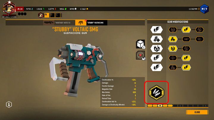 Pole odpowiedzialne za modyfikację typu Overclocks znajduje się w dolnej części tablicy z dostępnymi modyfikacjami - Deep Rock Galactic: Overclocks - jak użyć, odblokować? - Deep Rock Galactic - poradnik do gry