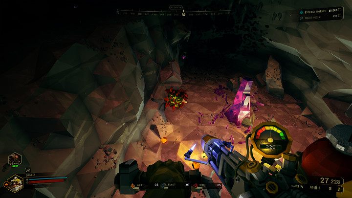 Kolejną cechą charakterystyczną jaskiń wygenerowanych do misji wydobywczych jest rozległa komnata na samym końcu, tzw - Deep Rock Galactic: Mining Expeditions - struktura jaskiń - Deep Rock Galactic - poradnik do gry