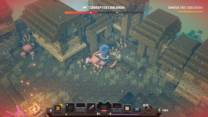 1 - Minecraft Dungeons: Corrupted Cauldron, boss - jak pokonać? Opis walki - Minecraft Dungeons - poradnik do gry