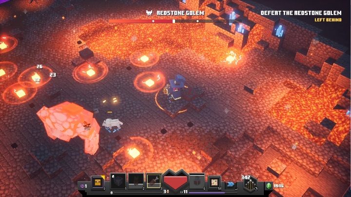 Boss jest bardzo powolny - Minecraft Dungeons: Redstone Golem, boss - jak pokonać? Opis walki - Minecraft Dungeons - poradnik do gry