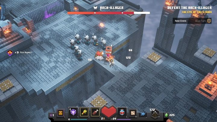 Pierwsza faza Arcyzłośnika nie należy do najtrudniejszych - Minecraft Dungeons: Arch-Illager, boss - jak pokonać? Opis walki - Minecraft Dungeons - poradnik do gry